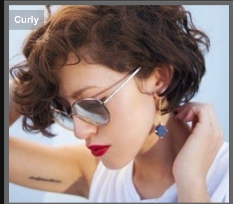 short curly